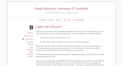 Desktop Screenshot of heinecke.com